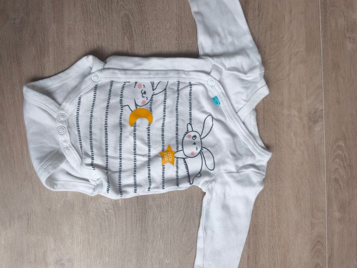 Lot de 7 bodies sucre d'orge 1 mois (54 cm) - photo numéro 4