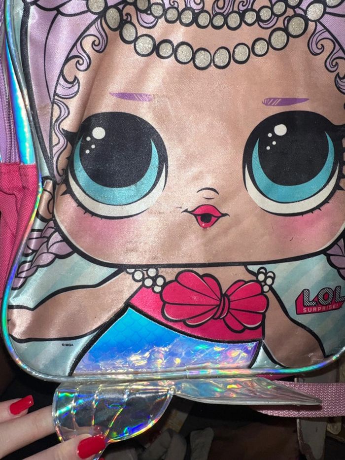 Sac à dos MGA poupée lol surprise sirène cartable enfant fille - photo numéro 5
