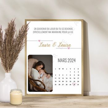 Affiche date parrain/marraine