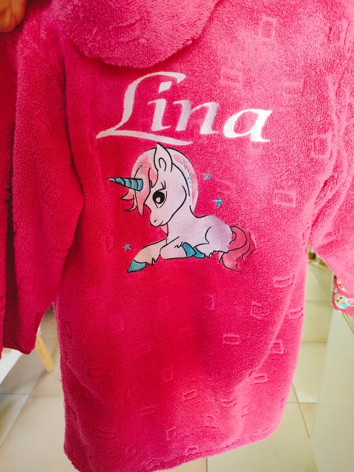 Peignoir/robe de chambre personnalisé Lina