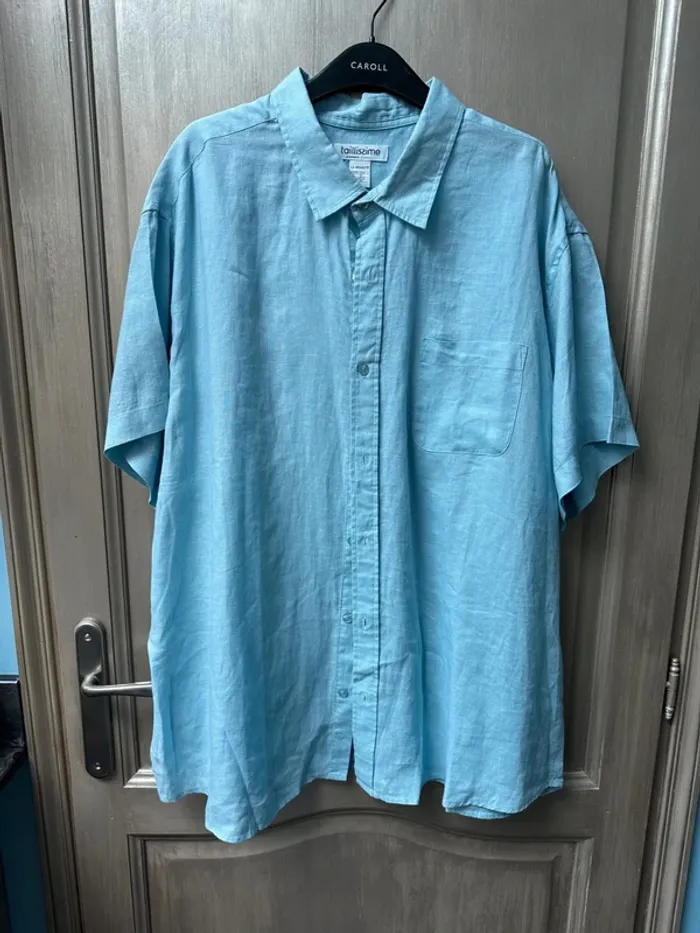 Chemise légère été Taillissime bleu clair - photo numéro 2