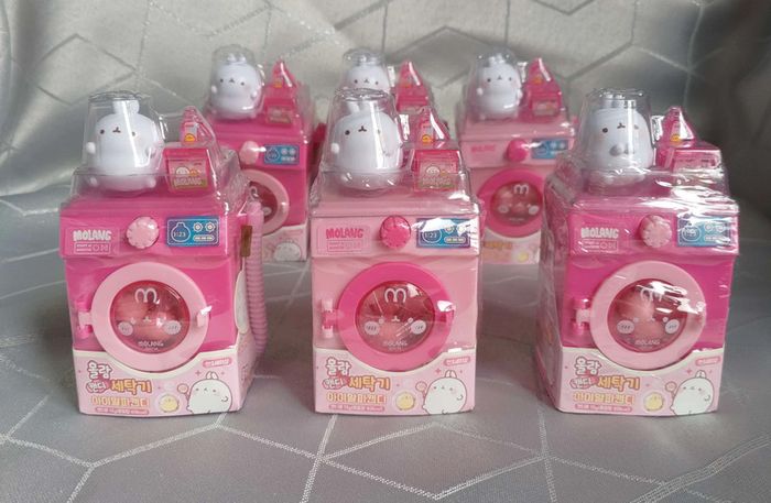 Distributeur de bonbons Molang au choix – Mini lave-linge interactif & figurine - photo numéro 5