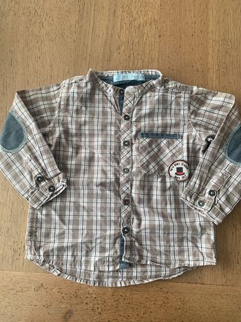 Chemise à carreaux gemo