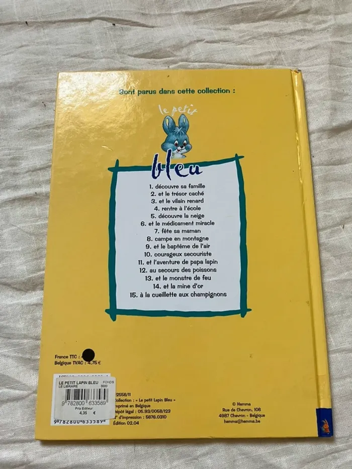 Livre enfant – Le petit lapin bleu et l’aventure de papa lapin - photo numéro 6
