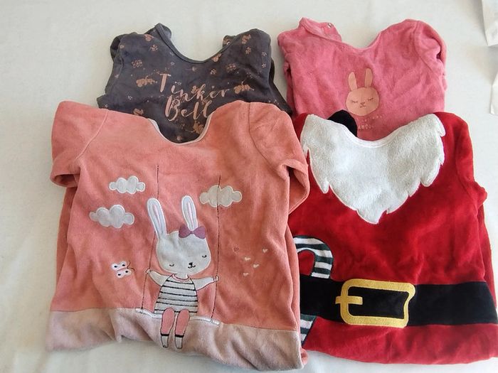 Lot 4 pyjamas hiver