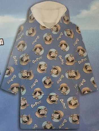 Sweat Poncho/Plaid - One Piece - Flanelle - Taille 7 à 14 ans