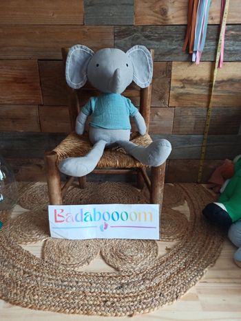 Peluche Amadeus cades éléphant tbe
