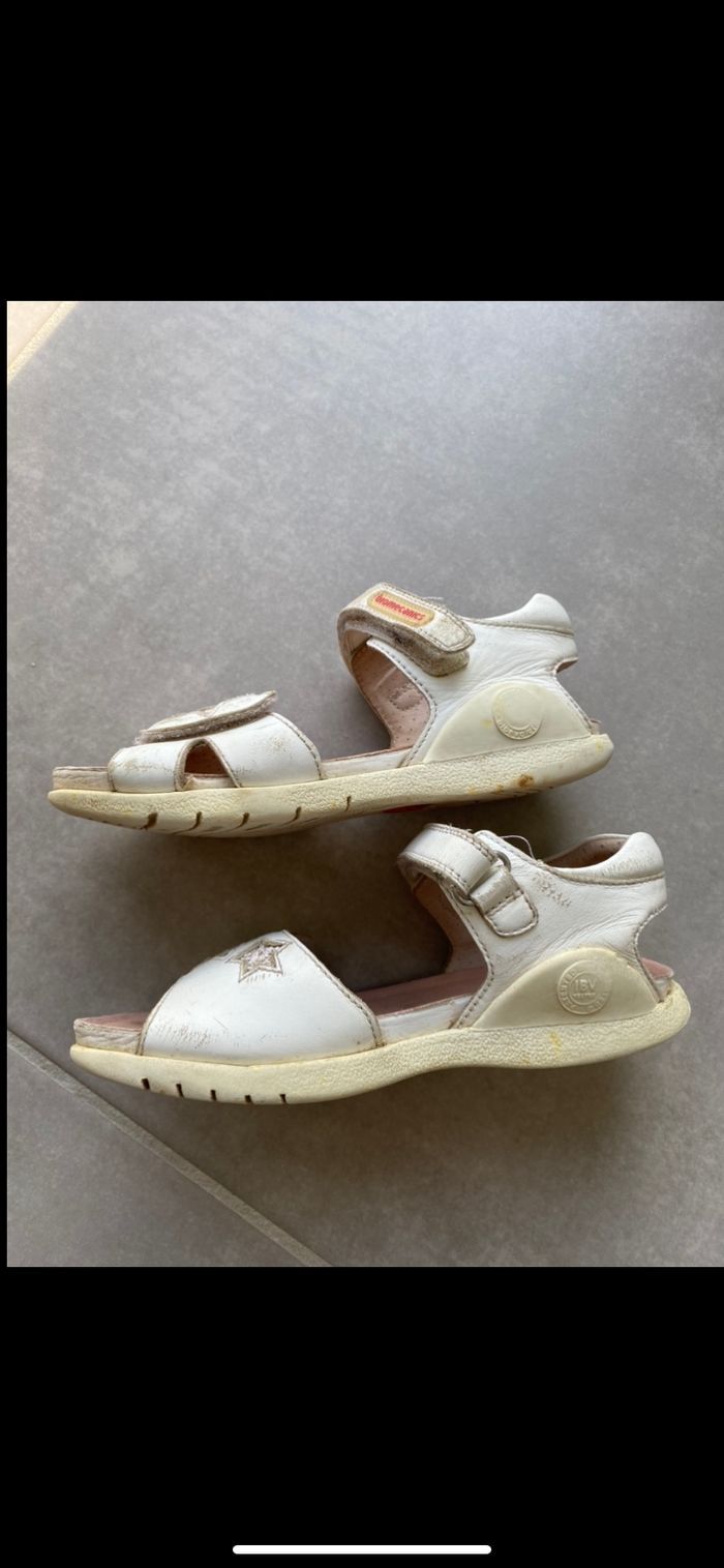 Sandales fille cuir Taille 28 - photo numéro 5