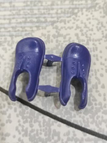 Playmobil cirque chaussures de clown bleues foncées