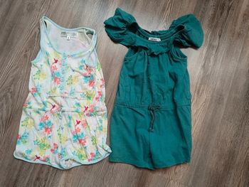Lot de deux combinaisons short 3/4 ans
