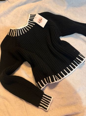 Pull noir&blanc