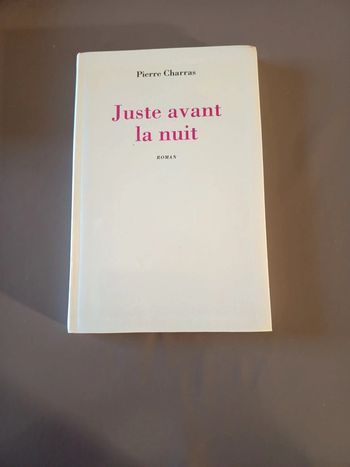 Livre juste avant la nuit