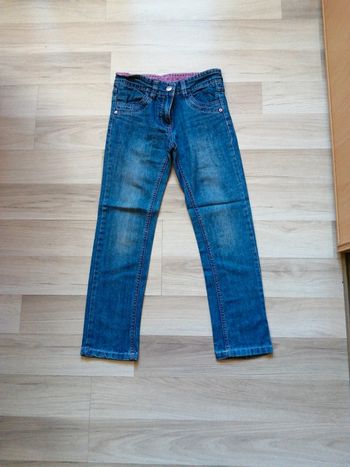 Jean ceinture réglable