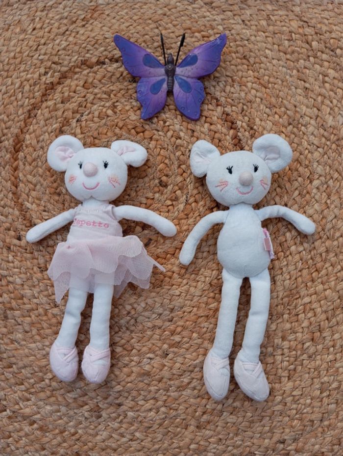 X2 peluches souris