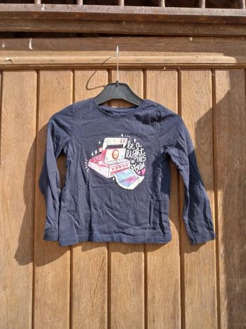 Tee-shirt manche longue fille 4 ans kiabi