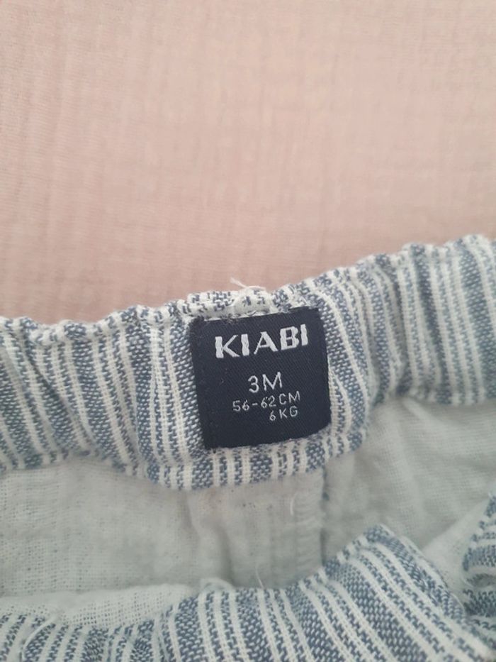 Pantalon rayé 3 mois kiabi - photo numéro 2