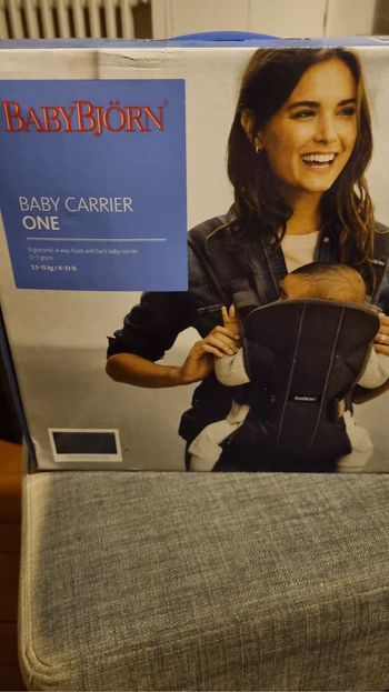 Porte bébé Babybjorn couleur denim modèle One