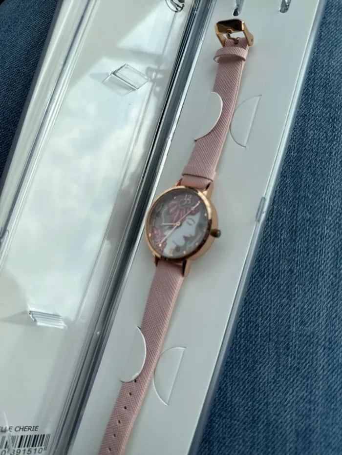 Montre rose fragonard - photo numéro 3