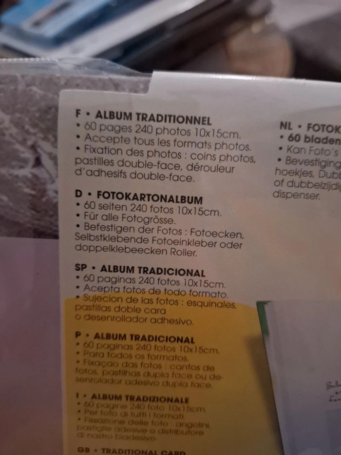 Album 60 pages grand format - photo numéro 5