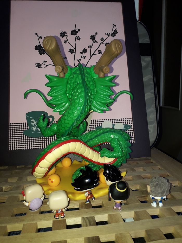 Funko Pop Shenron Jumbo XXL 10 pouces 25 cm & 6 mini Funko Pop Dragon Ball DBZ - photo numéro 6