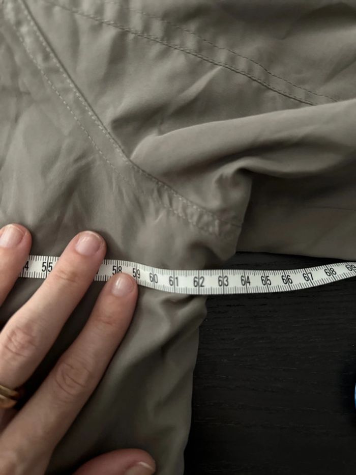 Veste kaki imitation militaire grande taille - photo numéro 9