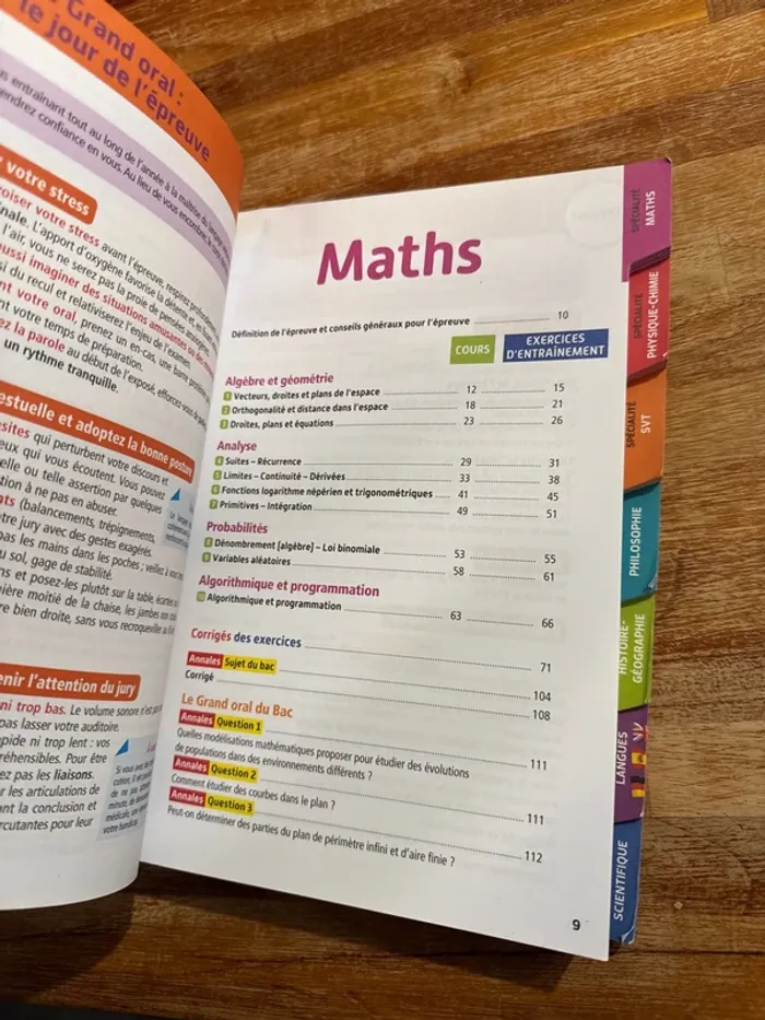 Livre toutes les matières, objectifs, bac, terminale - photo numéro 4