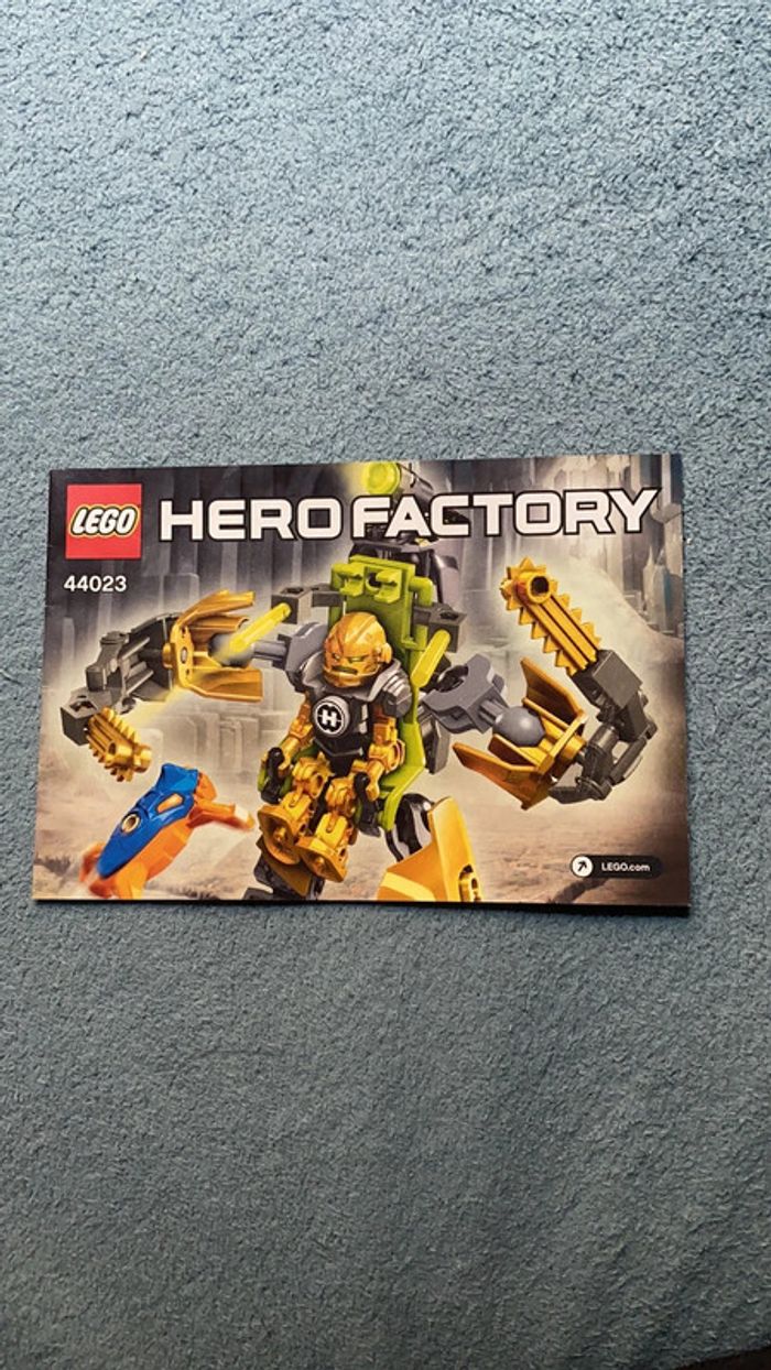 Lego hero factory, heroes 44023 Rocka Crawler. Incomplet en fig - photo numéro 6