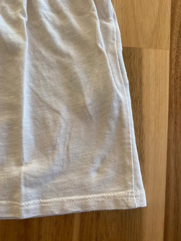 Top anche courte kiabi blanc cassé - photo numéro 4