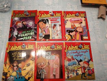 Lot de 6 j aime lire