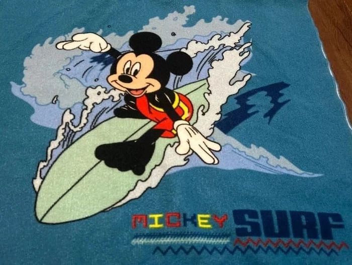 Poncho de bain/ Mer à capuche Mickey - photo numéro 4