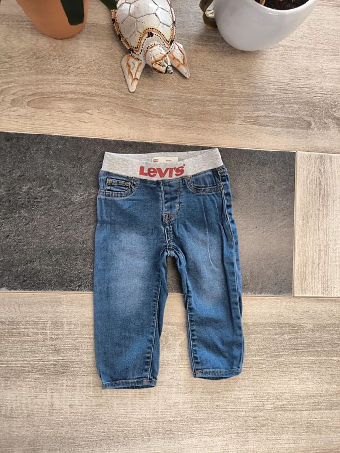 Pantalon jean souple garçon 9 mois 74cm Levi's - photo numéro 2