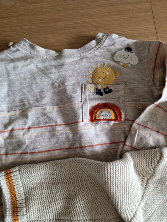 Gilet et haut thème lion savane sergent major - photo numéro 2