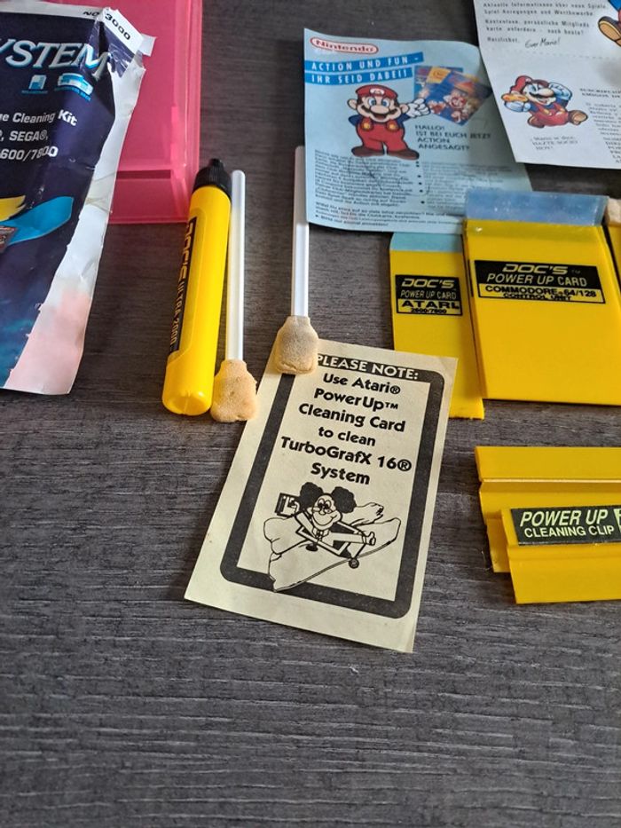 Ancien kit de nettoyage nintendo nes - photo numéro 4