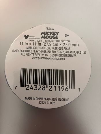 Serviette magique Mickey mouse