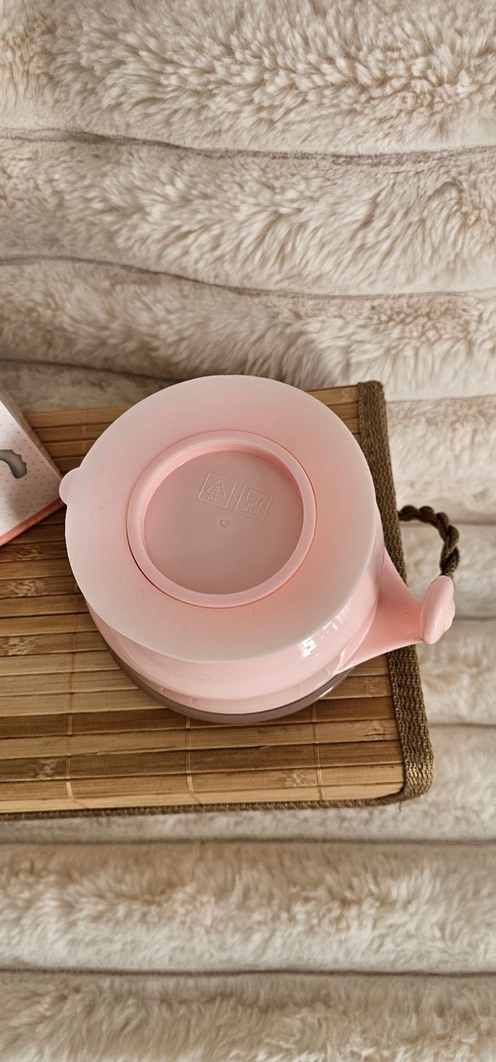 Bol thermique en acier rose Neuf - photo numéro 4