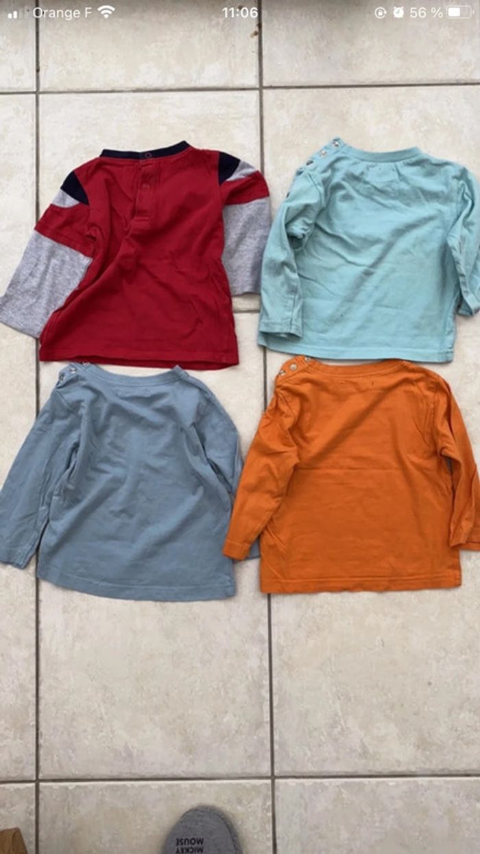 Lot 4 tee-shirts 18 mois - photo numéro 9