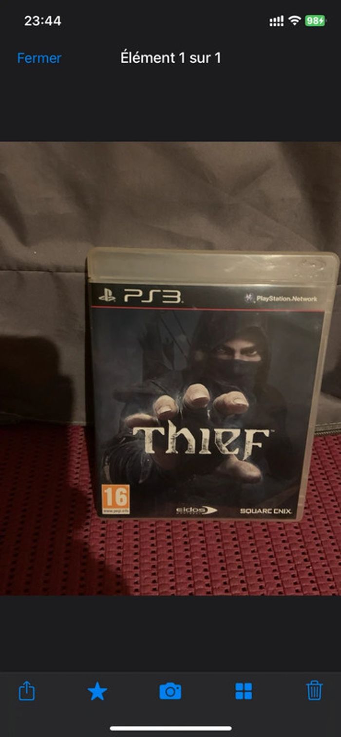 Thief jeux ps3