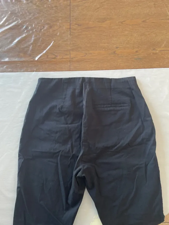 Pantalon noir cintré type tailleur slim - photo numéro 3