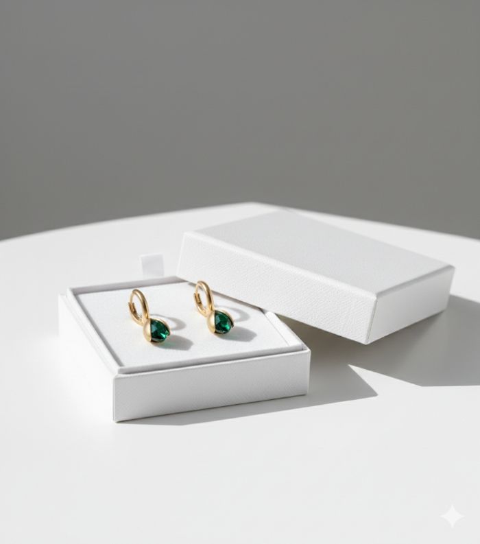 🌹💎boucles d'oreilles pendantes, pièce unique - photo numéro 4