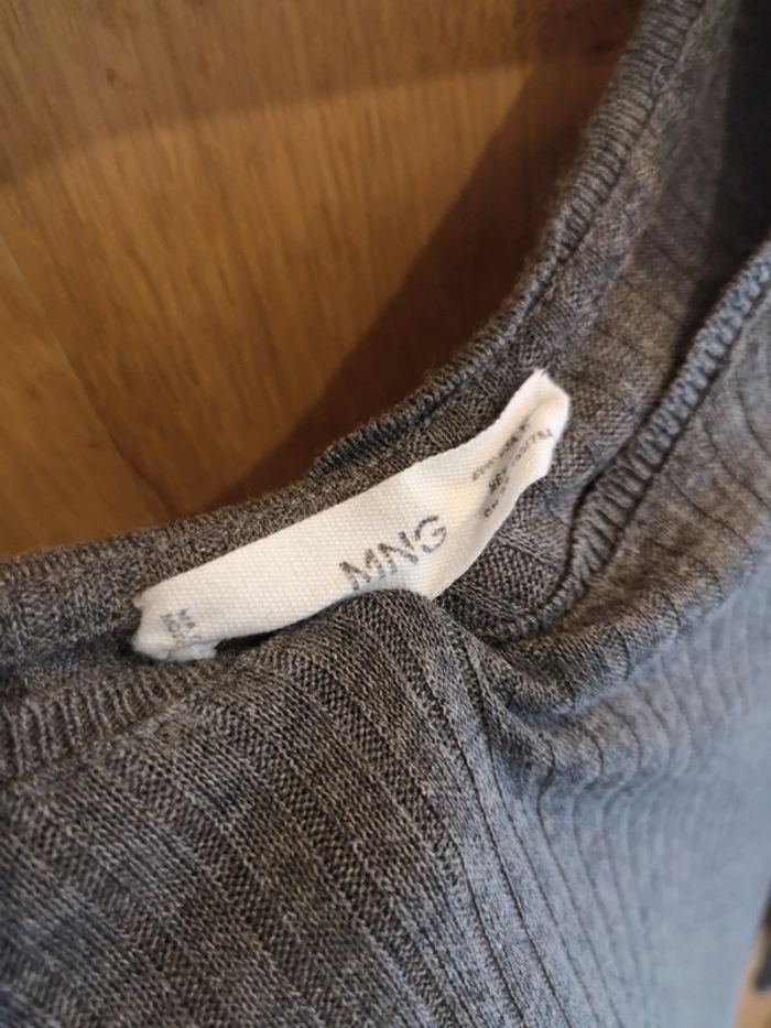 T-shirt en gris foncé Mango Xxs - photo numéro 6