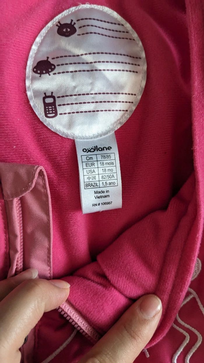 Combinaison Ski/Neige 18+ Mois 78-85cm - photo numéro 5