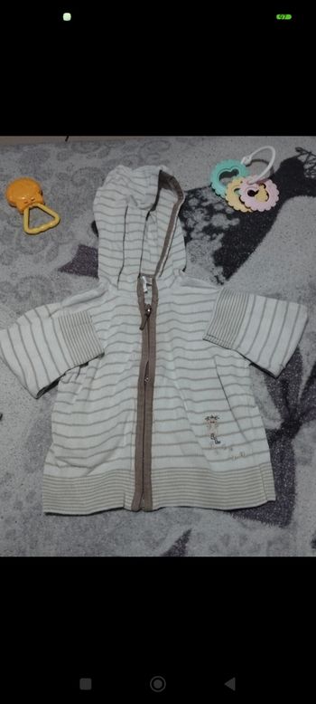 Veste a capuche kitchoun 9m