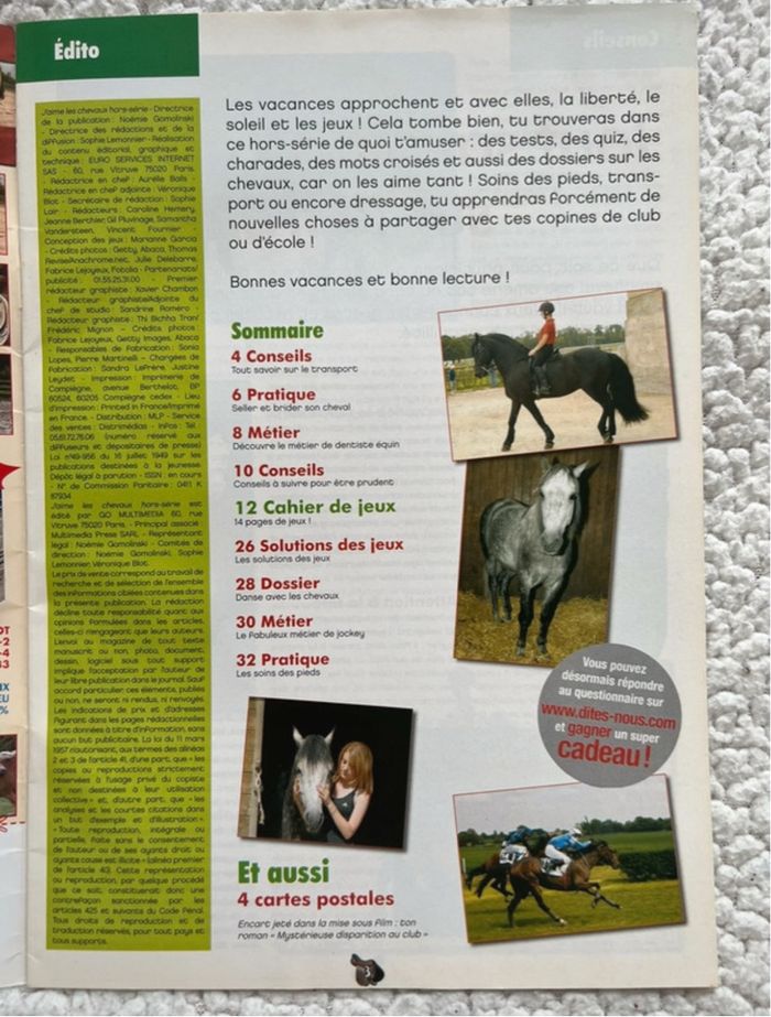 Magazine + 3 posters l’univers du cheval - photo numéro 4