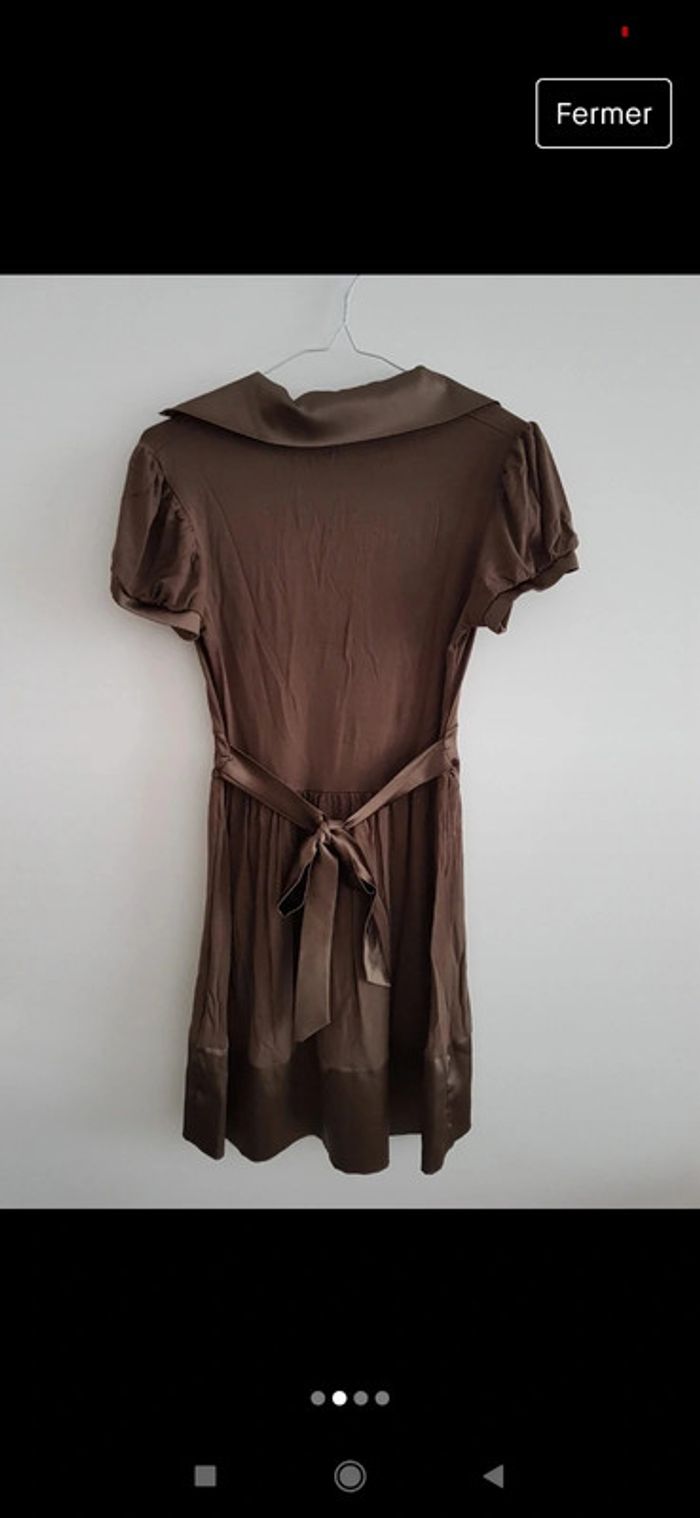 Robe tunique chocolat - photo numéro 2