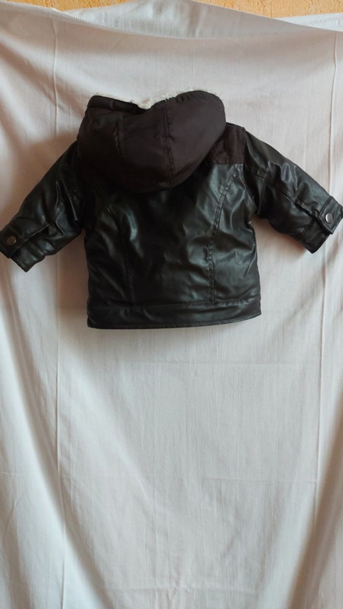 Manteau à capuche garçon taille 3 mois - photo numéro 2