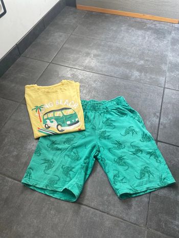 Short et t-shirt 12 ans