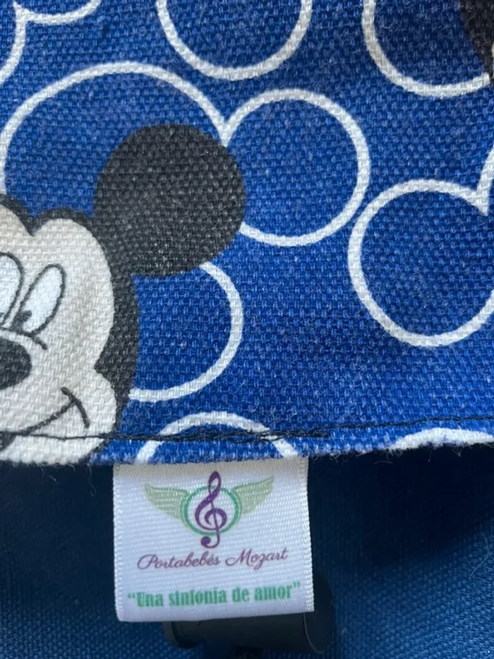 Portage préformé prefo de la couturiere spécialisée Portabebe Mozart Mickey - photo numéro 5