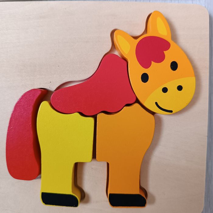 Lot de 4 puzzles ferme en bois 5/6 pièces - photo numéro 4