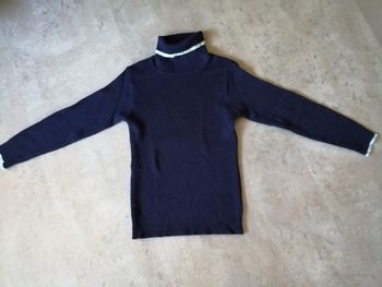 Pull marine bords gris perle 10 ans miniwak