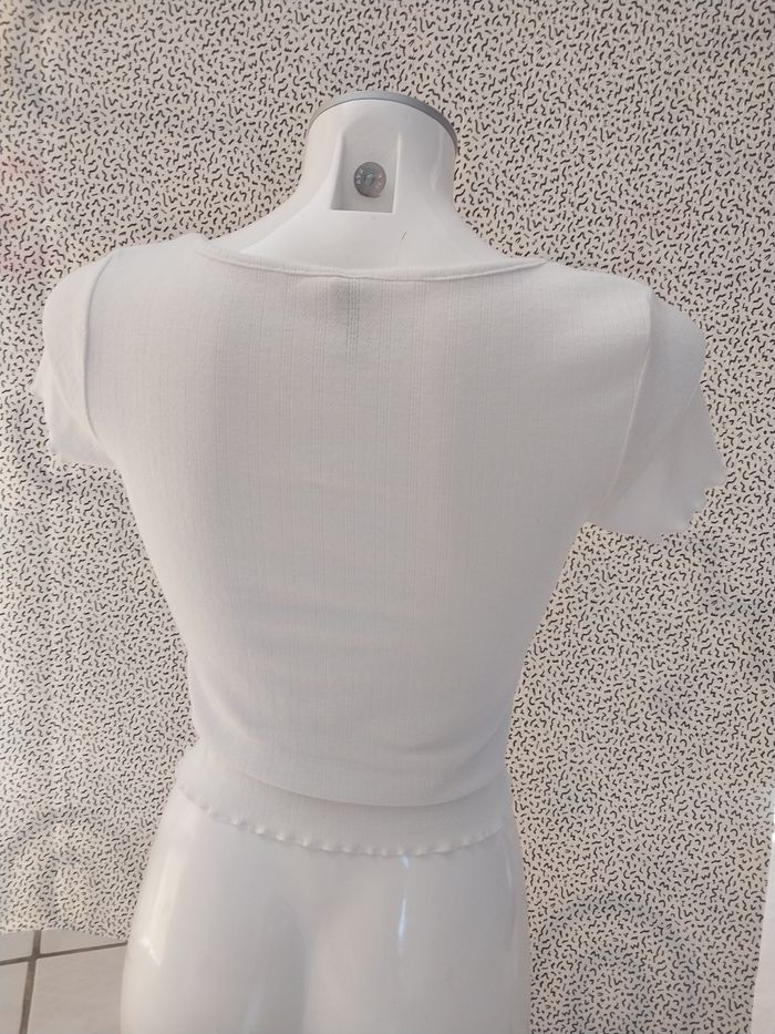 T-shirt femme H&M Divided – Blanc - photo numéro 7